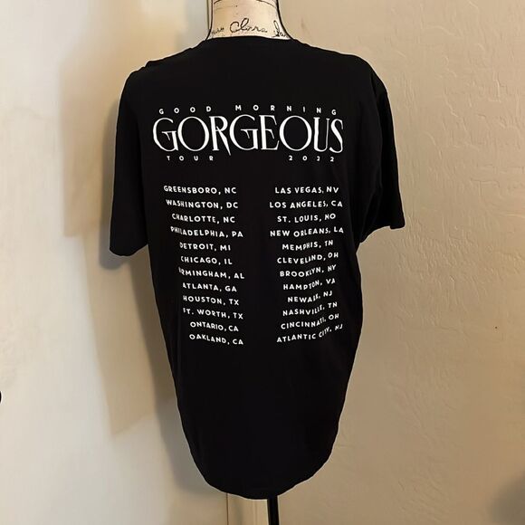 Mary J Blige Good Morning Gorgeous Black 2022 Tour Graphic Shirt Music R&B - Picture 4 of 8
